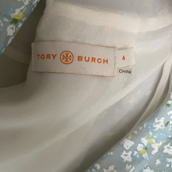 Tory Burch Beaded Dress Size 4 Side Zip, fully lined. Open back - Picture 9 of 9